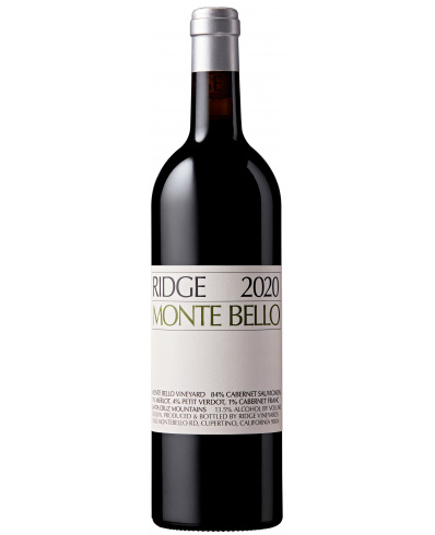 Ridge Vineyards Monte Bello 2020 750ml