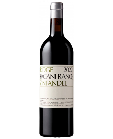 Ridge Vineyards Pagani Ranch Zinfandel 2022 750 ml