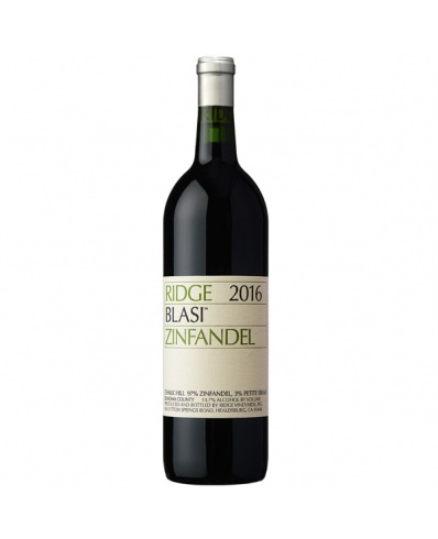 Ridge Vineyards Blasi Zinfandel 2016 750ml